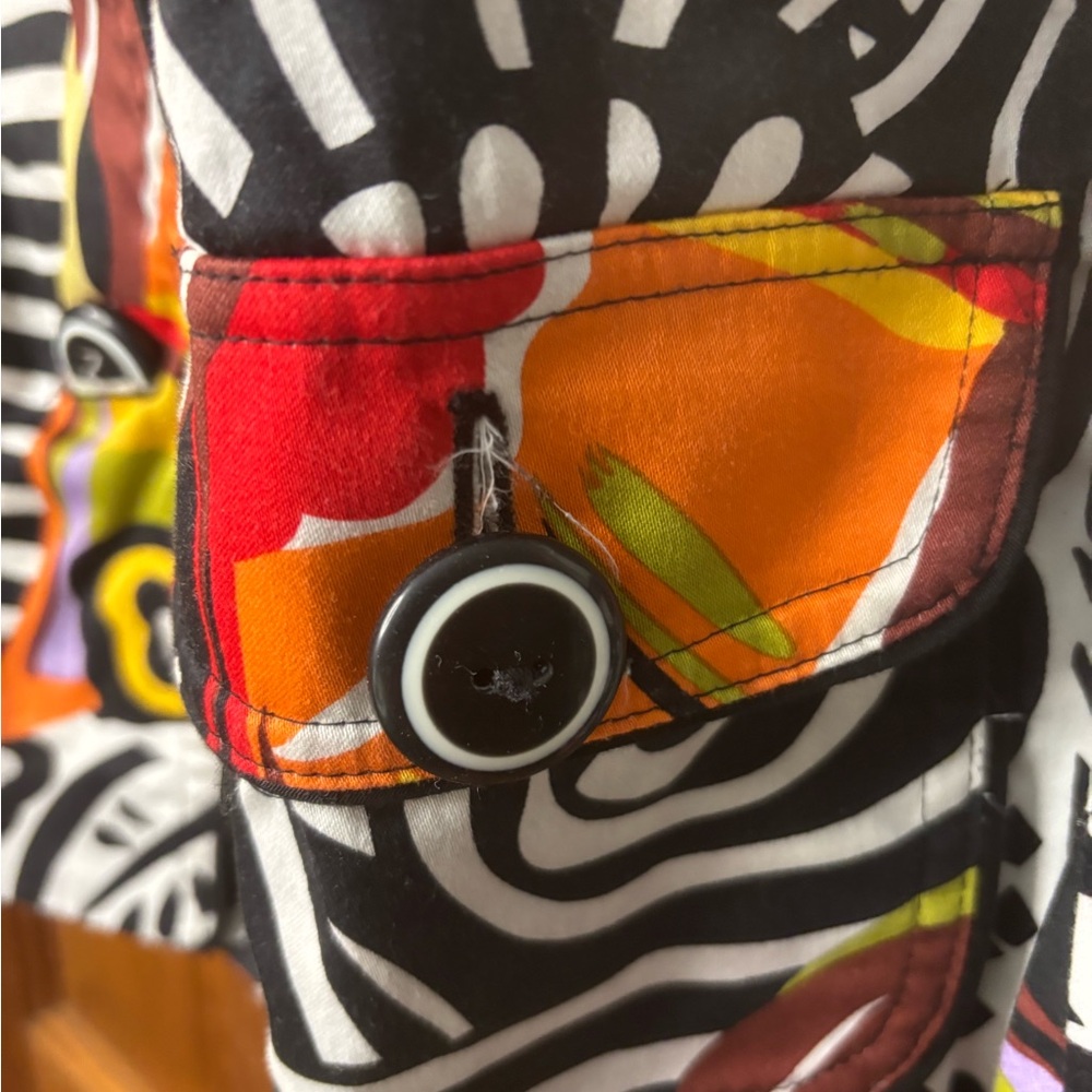 Abstract Patterned Women's Blazer - image 4